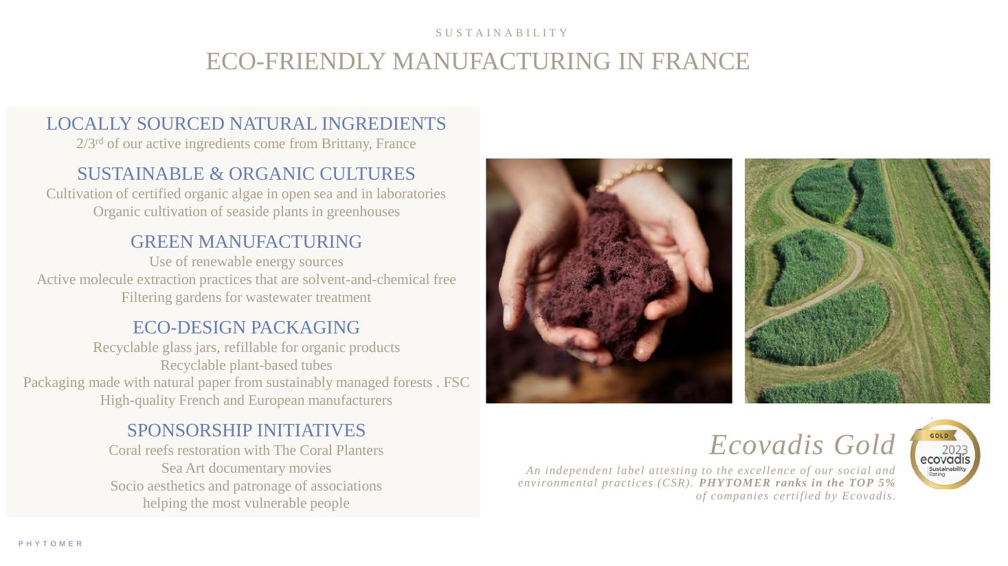 Phytomer — Eco-friendly manufacturing in France