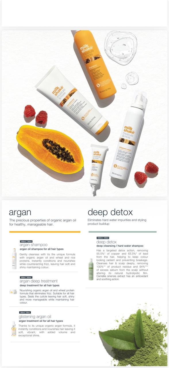 Organic Argan & Detox Range